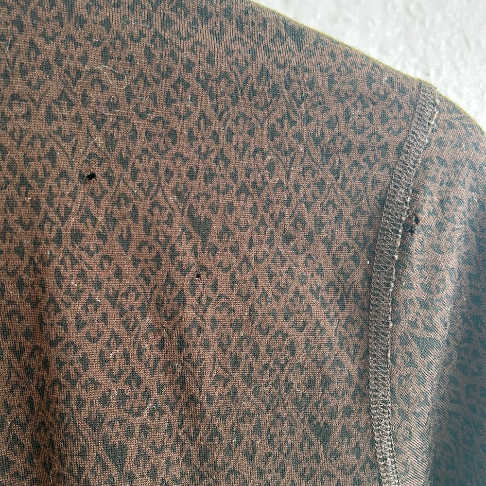 Smartwool Quarter Zip Brown Wool Sweater - Picture 8 of 11